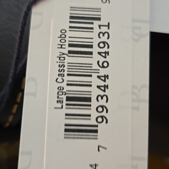 Dooney & Bourke Cassidy Hobo Navy Florentine leather NWT - Picture 15 of 15